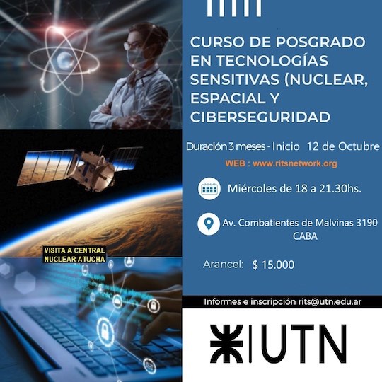 Curso de Especializaciónen Tecnologías Sensitivas 2022(nuclear, espacial y ciberseguridad)